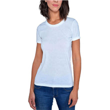 Load image into Gallery viewer, USA Made Organic Cotton Women's Short Sleeve Fitted Favorite Crewneck T-Shirt in Peroxide White