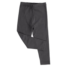 Load image into Gallery viewer, Kid's Organic Cotton Little Leggings - Graphite - USA Made - Asheville Apparel