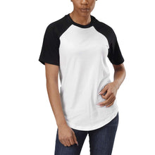 Load image into Gallery viewer, Short Sleeve Baseball Raglan Tee