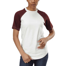Load image into Gallery viewer, Short Sleeve Baseball Raglan Tee