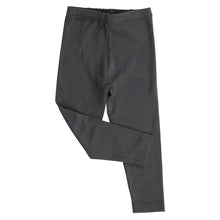 Load image into Gallery viewer, Kid&#39;s Organic Cotton Little Leggings - Graphite - USA Made - Asheville Apparel

